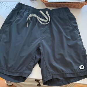 Vuori Men's Charcoal Athletic Shorts